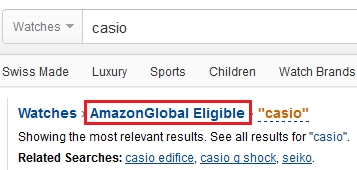 AmazonGlobal Eligibleの有効時